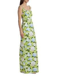 Lana Floral Embellished Gown
