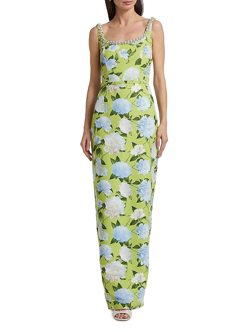 Lana Floral Embellished Gown