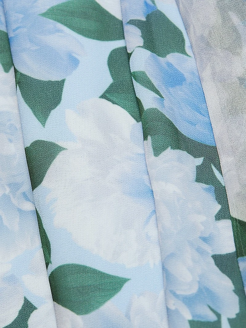 Kayla Floral Halterneck Gown