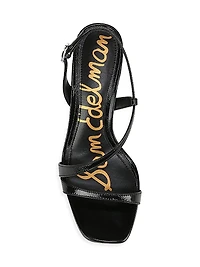 Prance 65MM Patent Leather Strappy Sandals