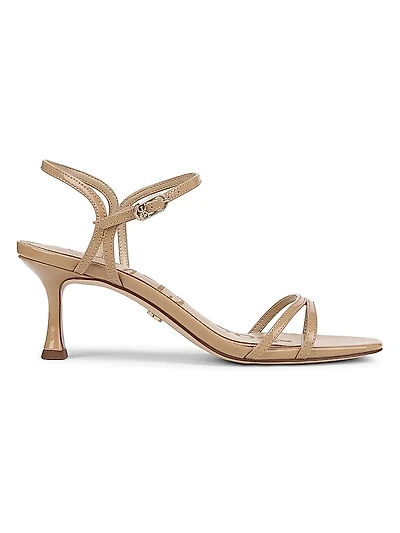 Presley 65MM Patent Leather Strappy Sandals