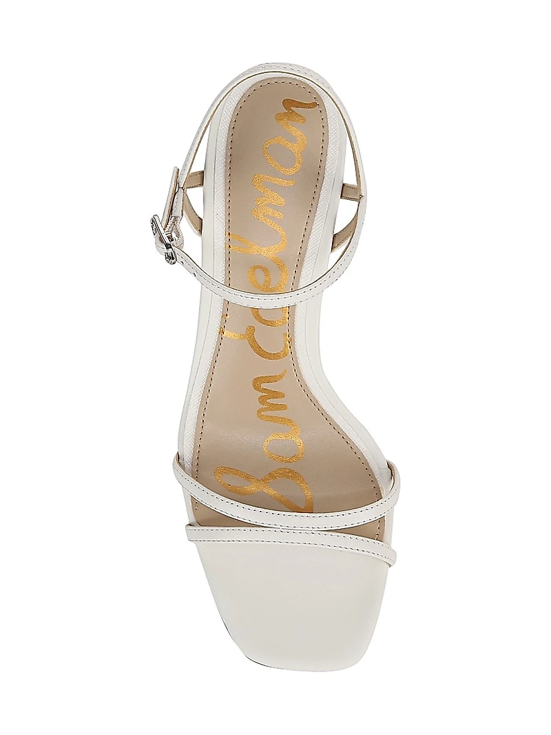 Presley 65MM Leather Strappy Sandals