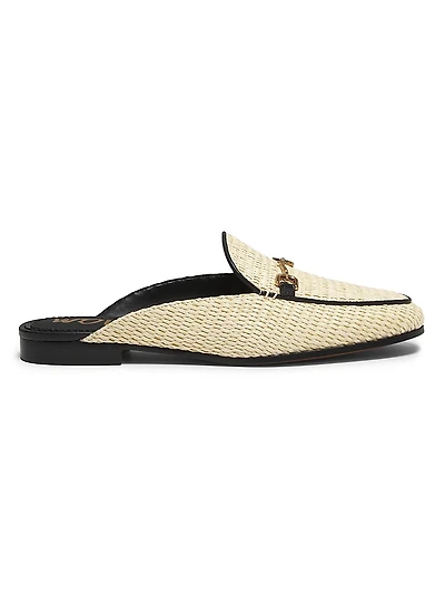 Linnie Weave Mule Loafters