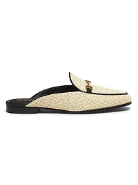 Linnie Weave Mule Loafters