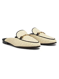 Linnie Weave Mule Loafters