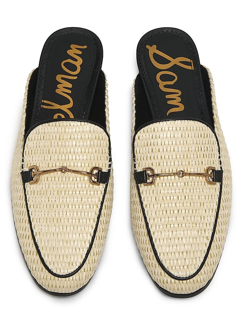 Linnie Weave Mule Loafters