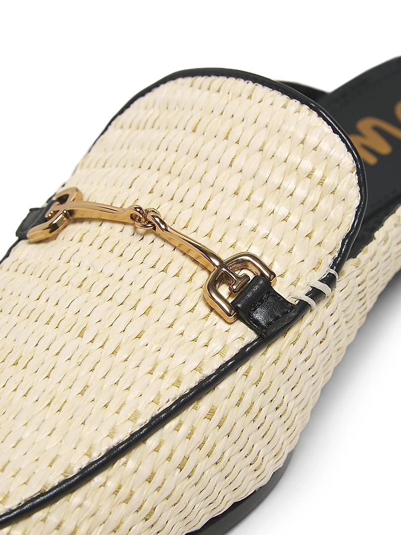 Linnie Weave Mule Loafters