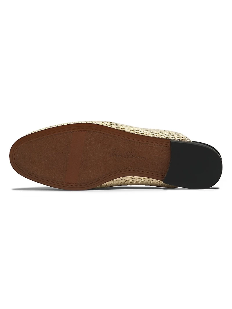 Linnie Weave Mule Loafters