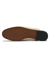 Linnie Weave Mule Loafters