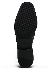 Alexa Macramé Woven Penny Loafers