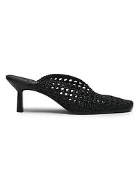 ID Macramé 65MM Leather Mules