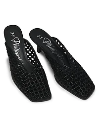 ID Macramé 65MM Leather Mules
