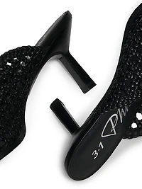 ID Macramé 65MM Leather Mules