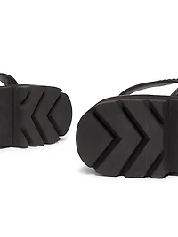 Z-Strap Lug-Sole Leather Sandals