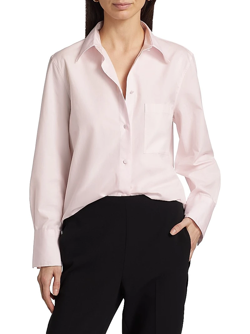 Relaxed Straight Cotton Shirt