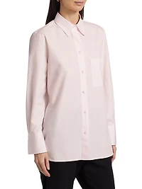Relaxed Straight Cotton Shirt