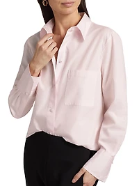 Relaxed Straight Cotton Shirt