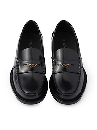Women's Brushed Leather Loafers