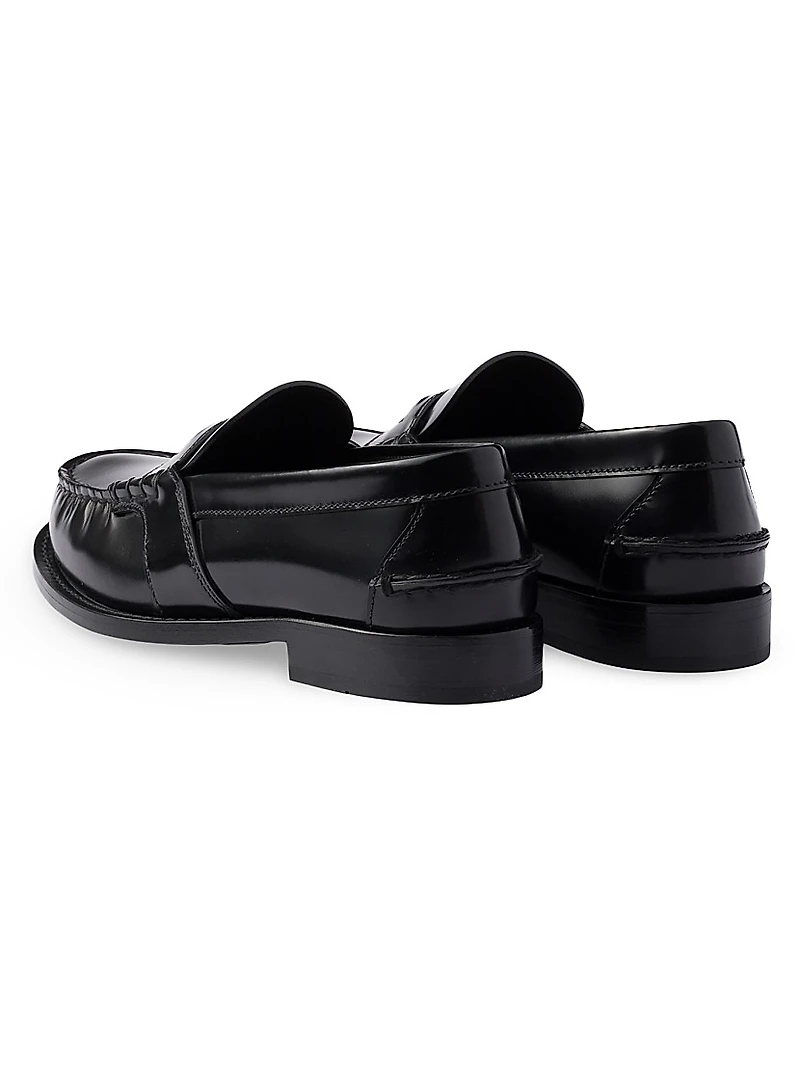 Women's Brushed Leather Loafers