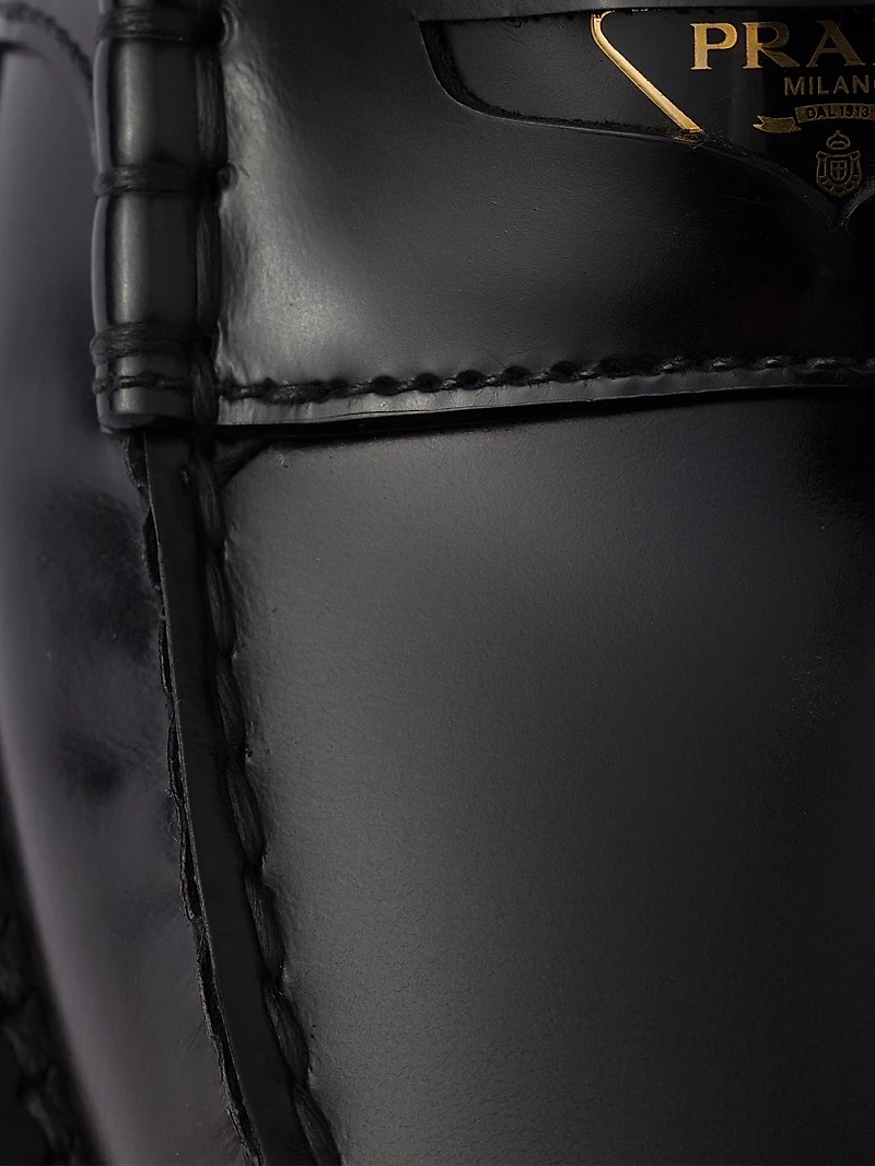 Women's Brushed Leather Loafers