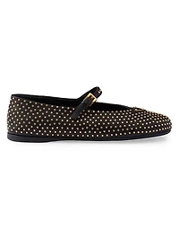 Nappa Leather Ballerinas with Studs