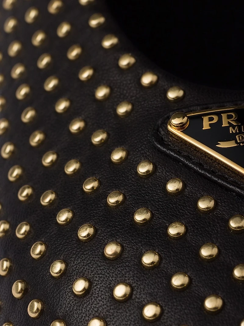 Nappa Leather Ballerinas with Studs