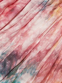 Eri Tie-Dye Drawstring Waist Maxi Dress