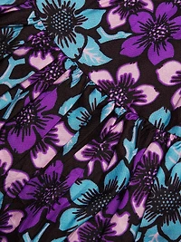 Bori Floral Puff-Sleeve Midi-Dress