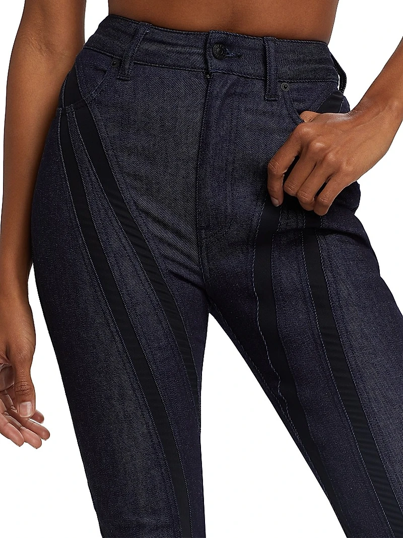 Stretch Raw Denim Jeans