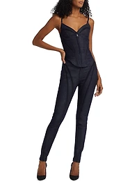 Stretch Raw Denim Jeans