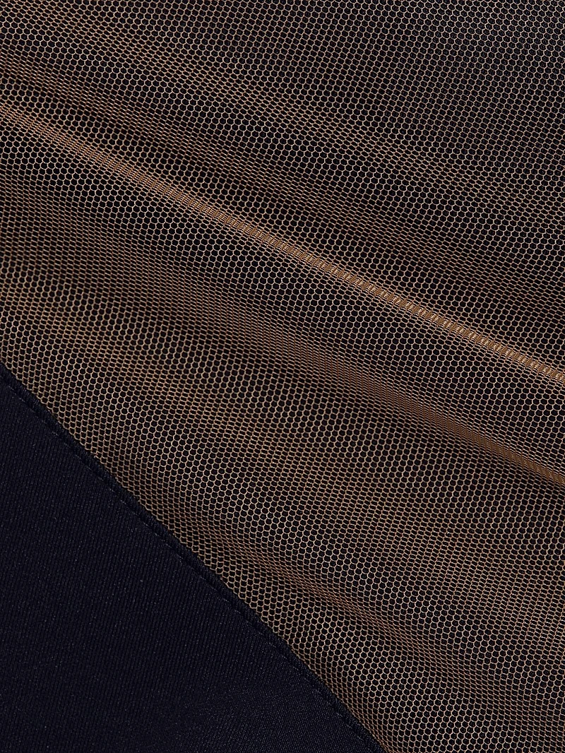 Sculpted Illusion Cocktail Dress