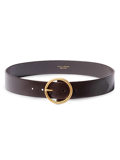 Avery O-Ring Braided Leather Belt