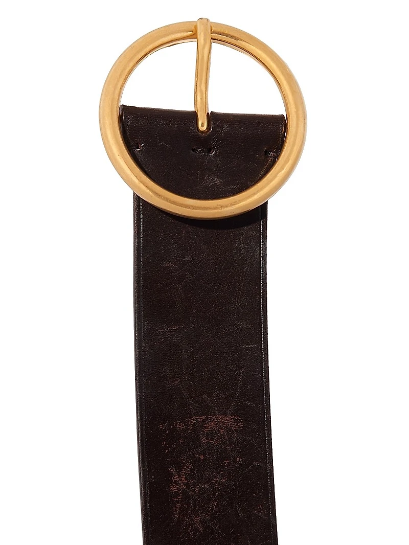 Avery O-Ring Braided Leather Belt