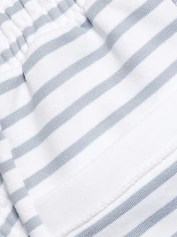 Striped Cotton Shorts