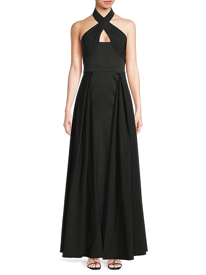 Mikado Halterneck Gown