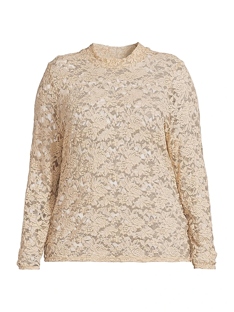 Plus Nova Stretch Lace Top