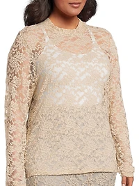 Plus Nova Stretch Lace Top