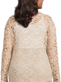 Plus Nova Stretch Lace Top
