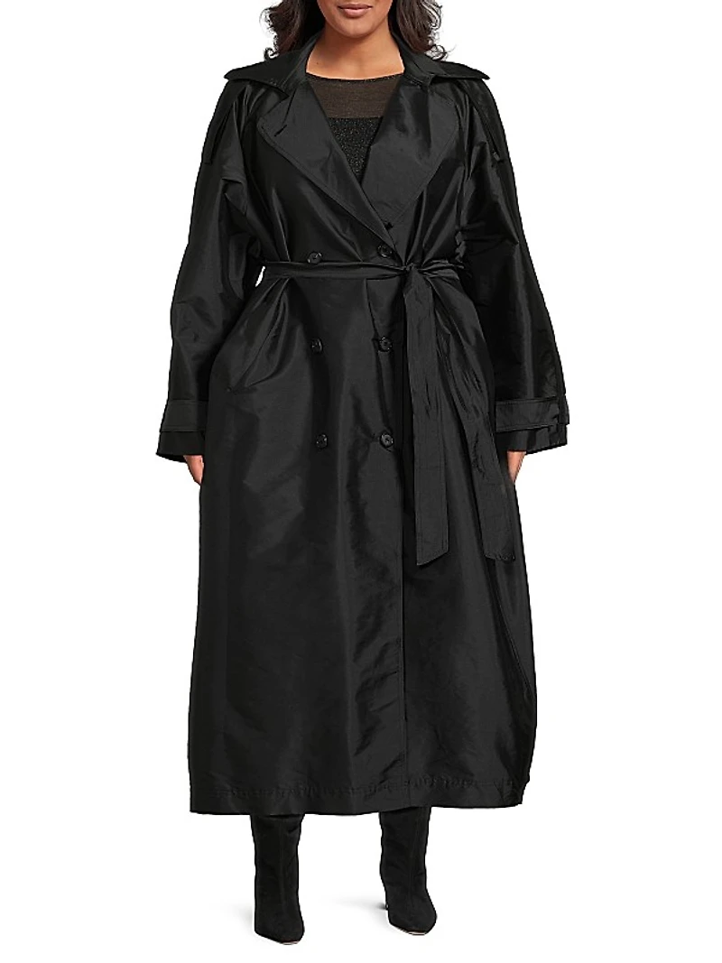Delia Long Oversized Trench Coat