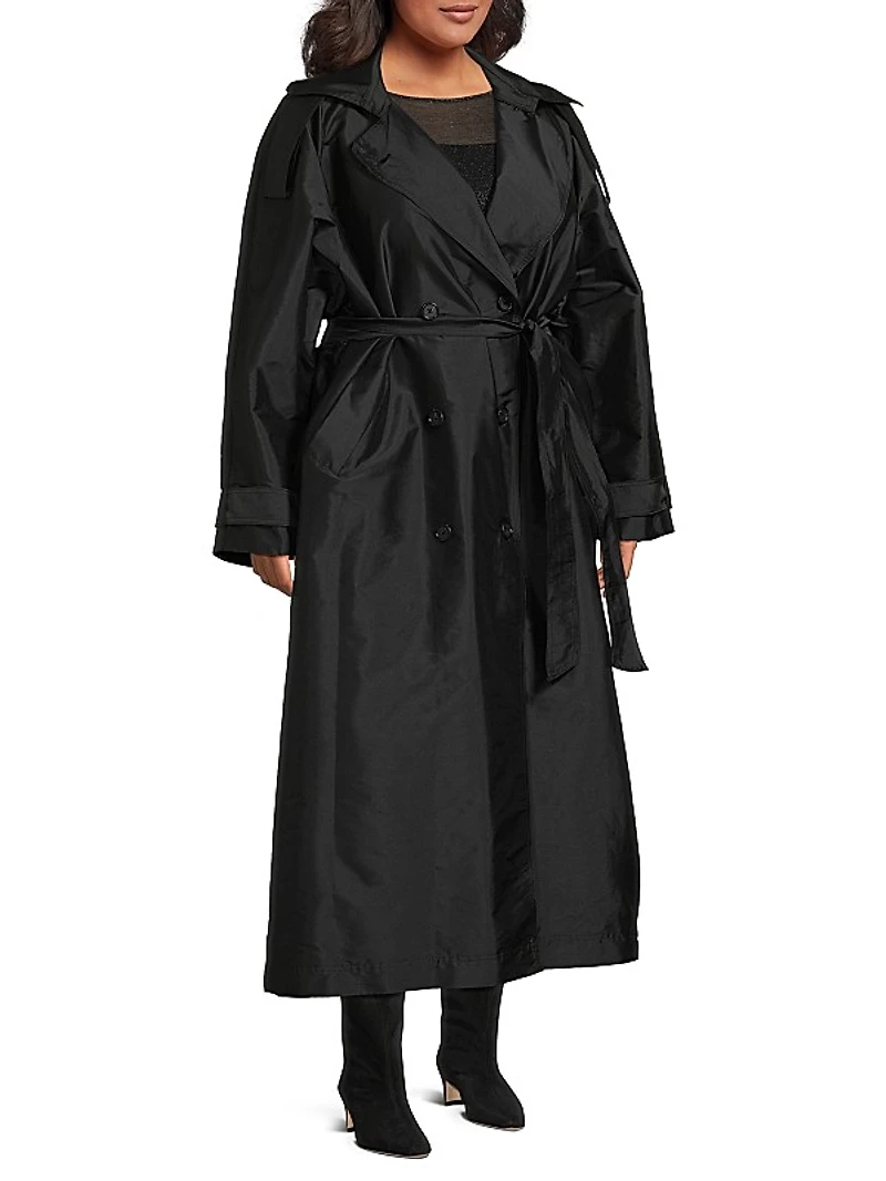 Delia Long Oversized Trench Coat