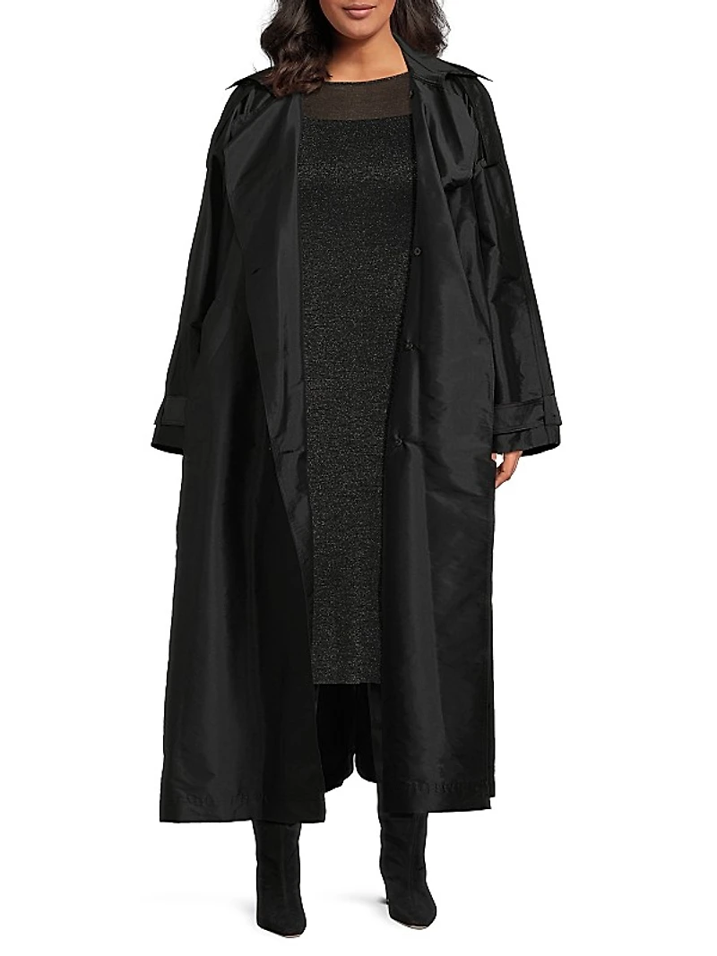 Delia Long Oversized Trench Coat
