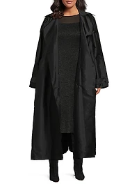 Delia Long Oversized Trench Coat