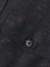 Donegal Silk-Blend Shirt Jacket