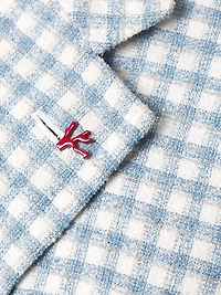 Over Check Comfort Boucle Jacket