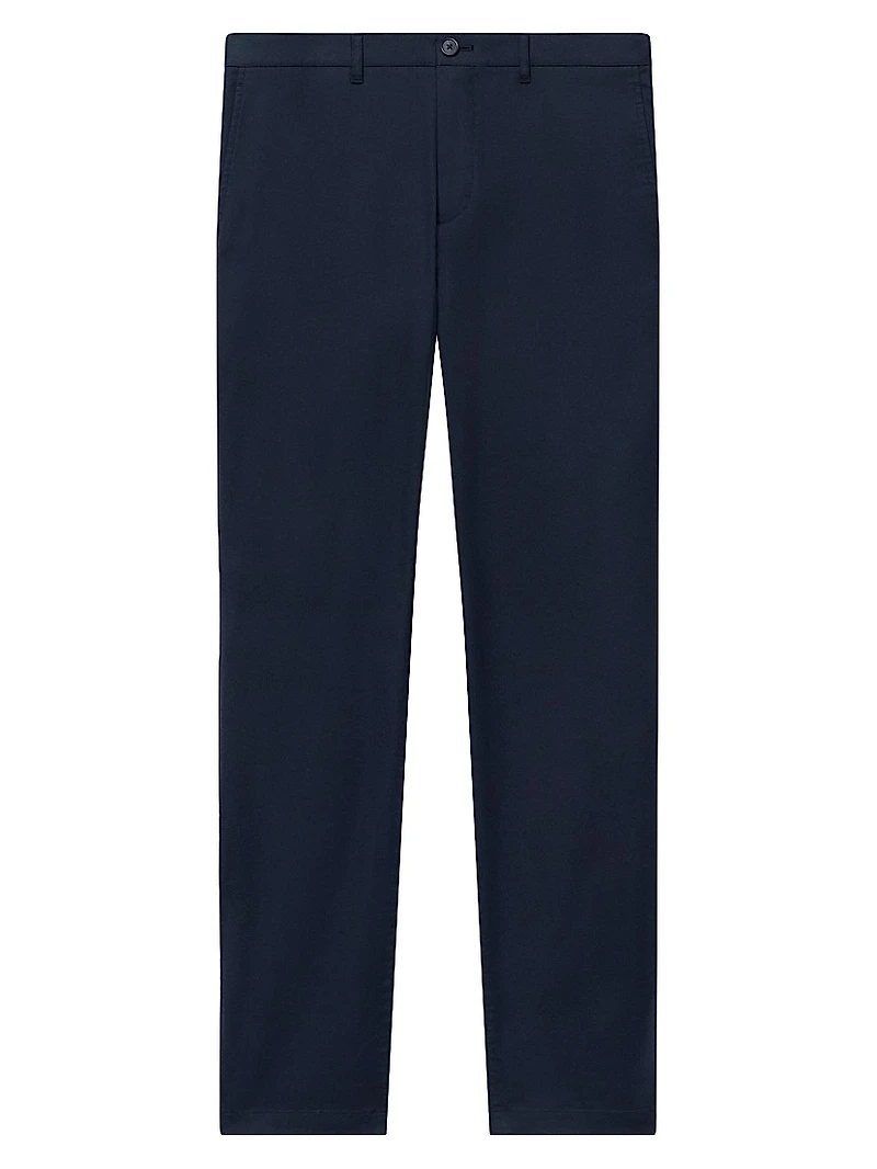 Hanson Twill Straight-Leg Chino Pants