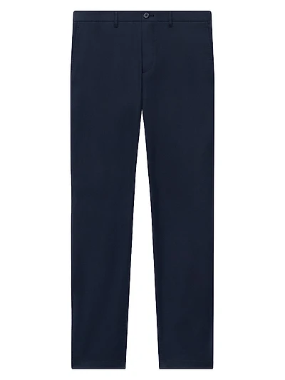 Hanson Twill Straight-Leg Chino Pants