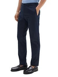 Hanson Twill Straight-Leg Chino Pants