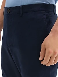 Hanson Twill Straight-Leg Chino Pants