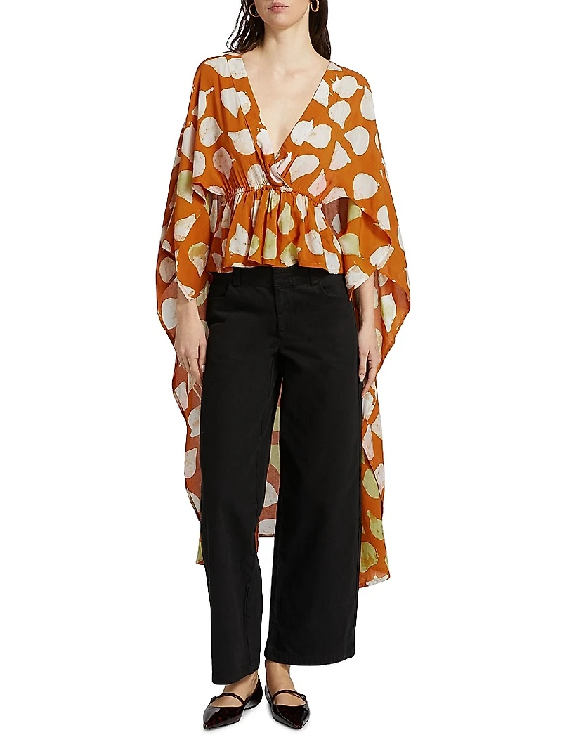 Temidayo Printed Cape Top