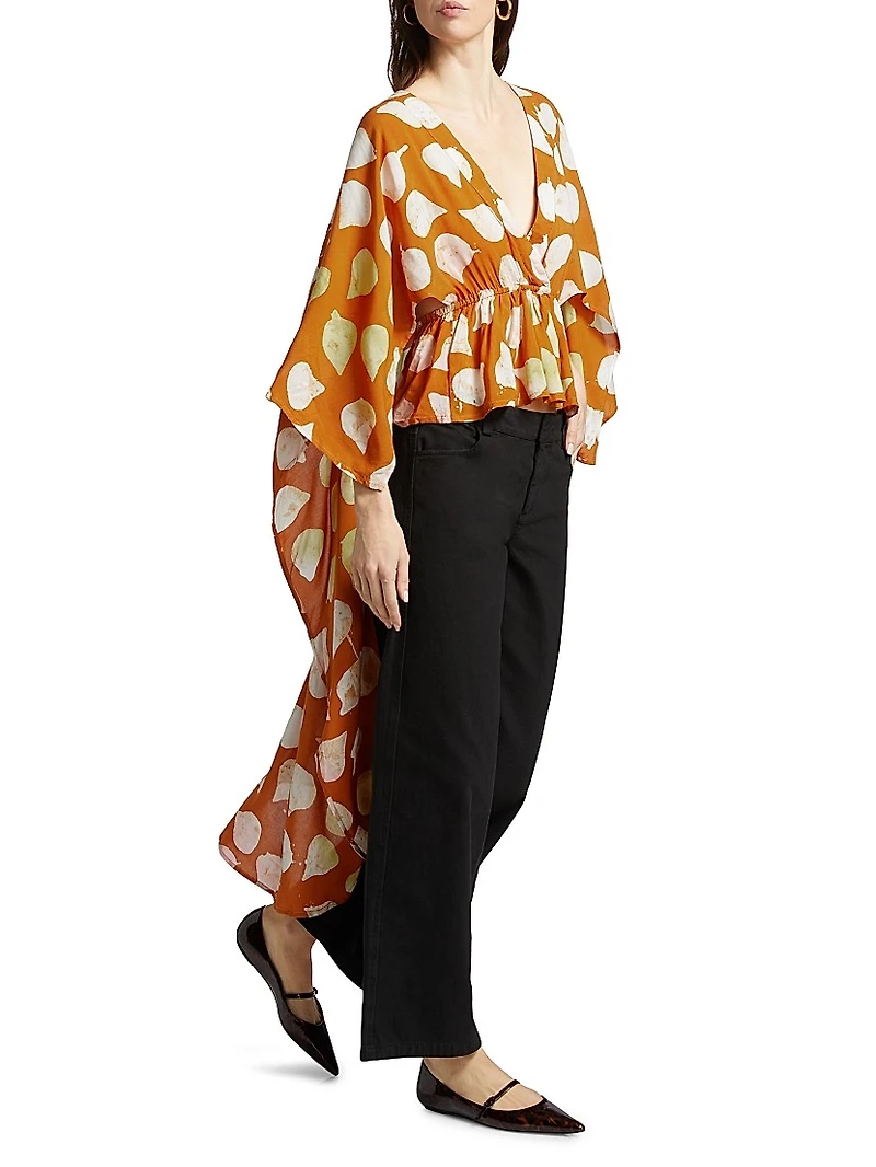 Temidayo Printed Cape Top